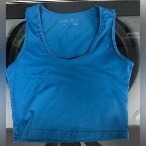 Zyia Blue crop tank